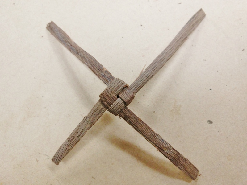 奥会津　三島町　編み組細工　体験